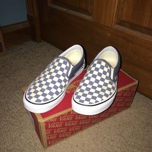 Slip-On Vans (Checkerboard)